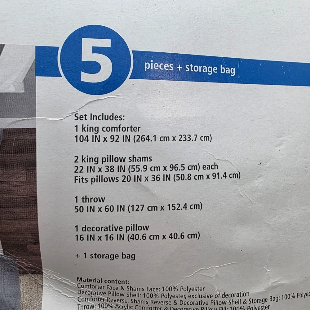 Mainstays piece comforter